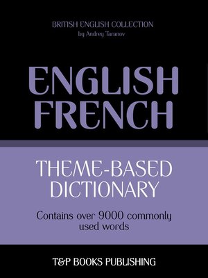 cover image of Theme-Based Dictionary